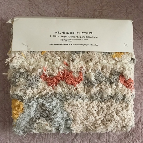 Shabby Throw Pillow Cover - Picture 3 of 3